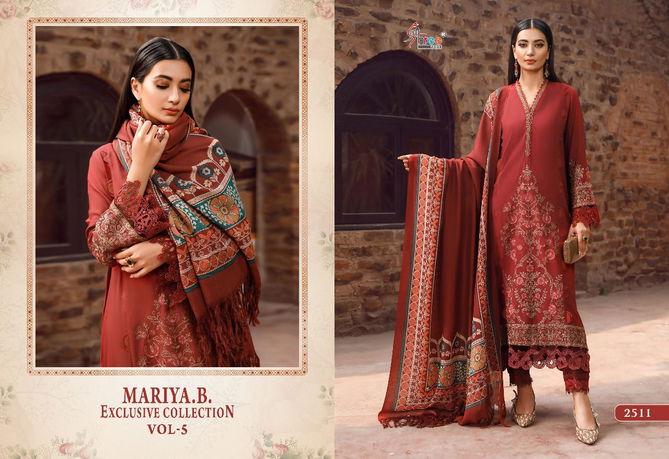 Shree Mariya B Exclusive Collection Vol 5 Ethnic Wear Wholesale Pakistani Salwar Suit